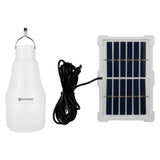 Switched Solar-Powered LED Light Bulb+Solar Panel