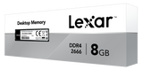 Lexar 8GB DDR4-2666MHz U-DIMM 288-pin Desktop Memory