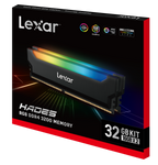 2x16 Dual Pack Lexar Hades RGB DDR4 32GB Kit Desktop Memory